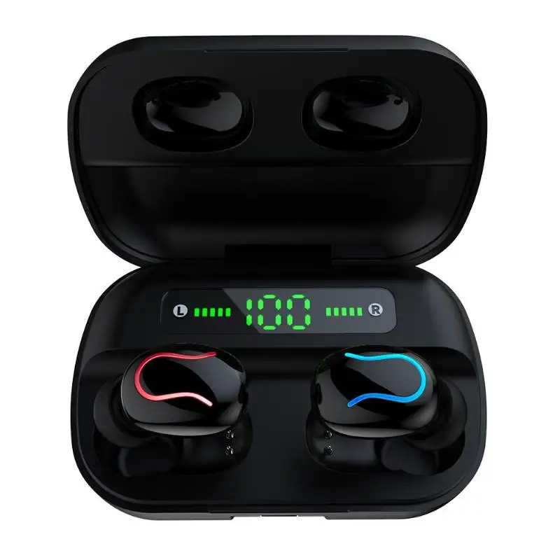 HBQ Q82 двойной U Тип Bluetooth 5 0 наушники музыкальные с зарядный чехол Классический