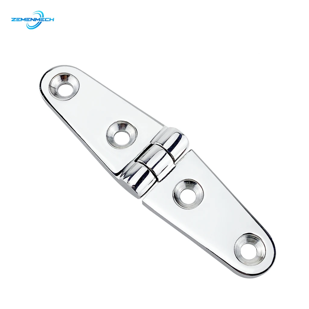 

SS 316 Marine Grade 26*102mm Cast Boat Caravan RV Deck Hinge Cupboard Cabinet Drawer Door Strap Butt Hinge Furniture Hardware