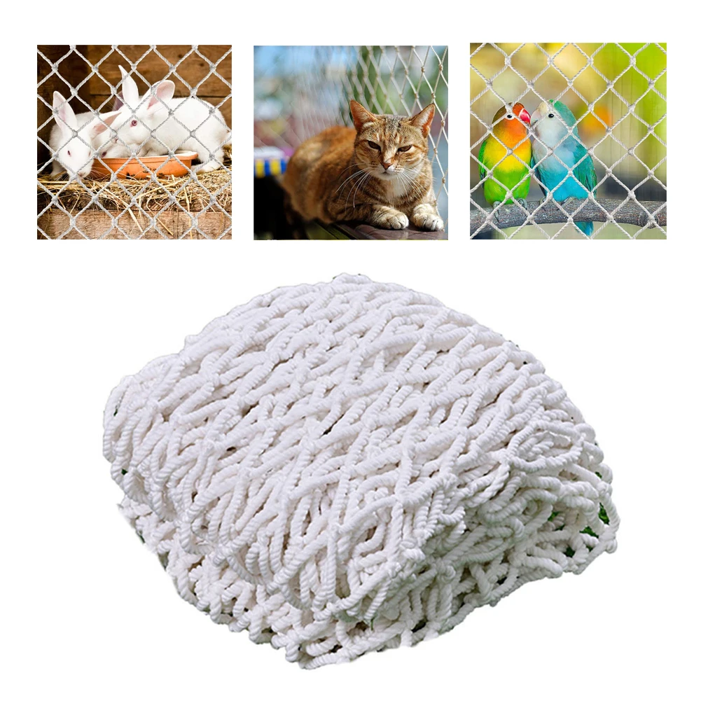 

Cat Safety Net Anti-fall Protective Netting Pet Mesh Fence for Balcony Window Stairs Knotted Nylon Netting Cat Chicken Net