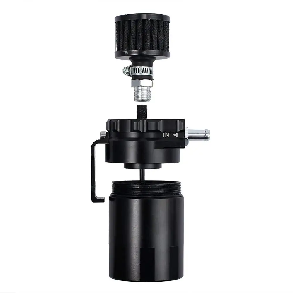 Универсальный автомобильный маслоприемник алюминиевый бачок 300 мл с баком для