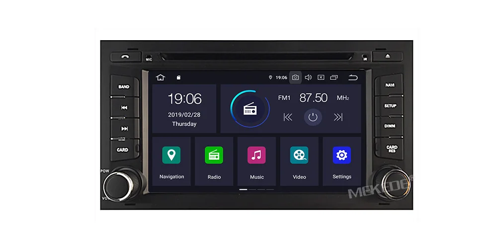 1 Din Android 9,0 4G Оперативная память 64G Встроенная память машинный DVD проигрыватель для Seat Leon мультимедийное Радио Стерео gps навигации WI-FI