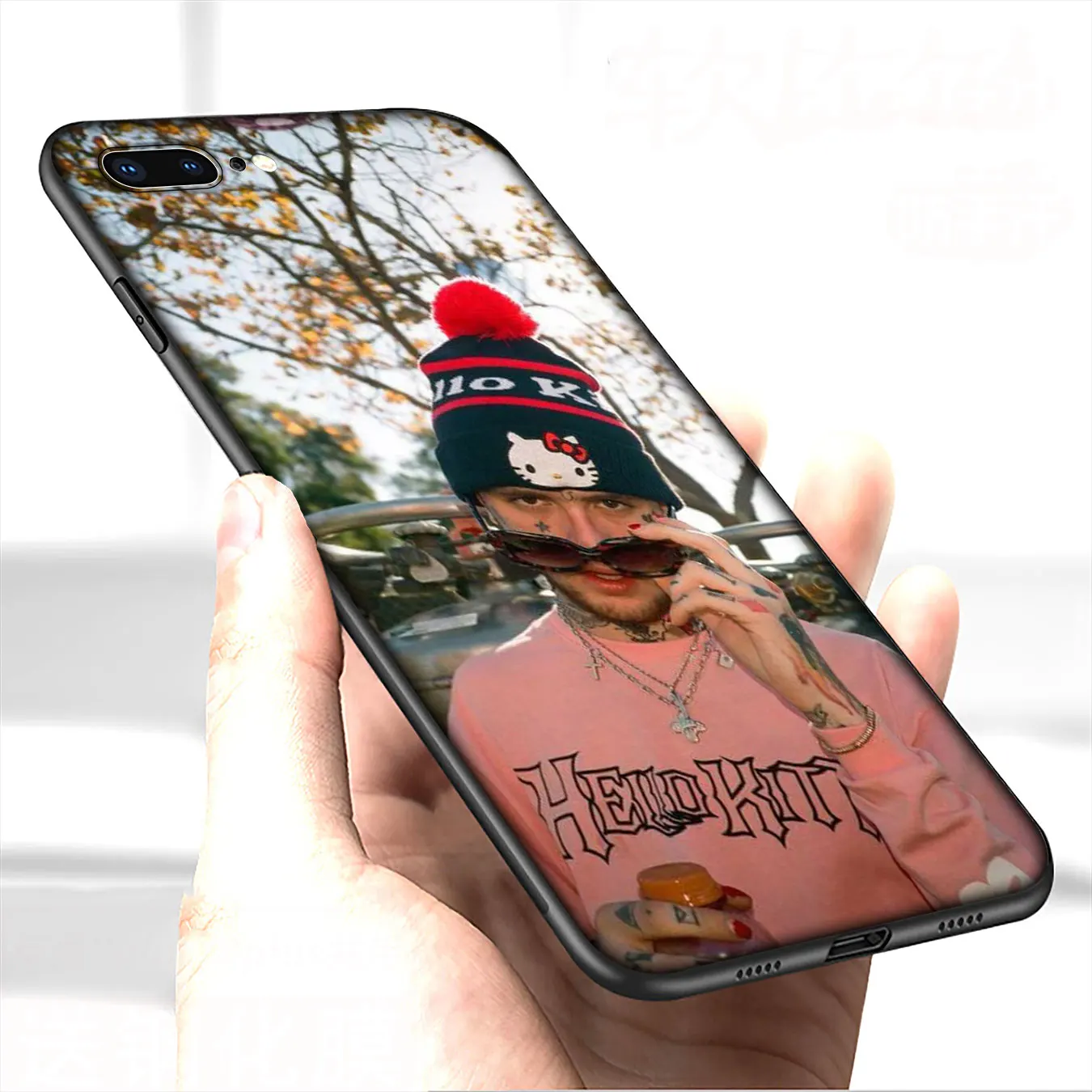 Мягкий силиконовый чехол IYICAO Lil Peep Bo для iPhone 12 Mini XR X XS 11 Pro Max 5 5S SE 6 6S 7 8 Plus черный из