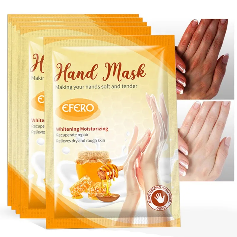 

1 Pairs Honey Hand Mask Moisturizing Gloves Softens Dry Skin Anti-aging Hand Care Hand Mask