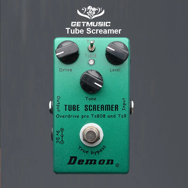 Демон TS808 трубка Screamer Overdrive Pro Винтаж педаль эффектов для электрогитары|Детали и