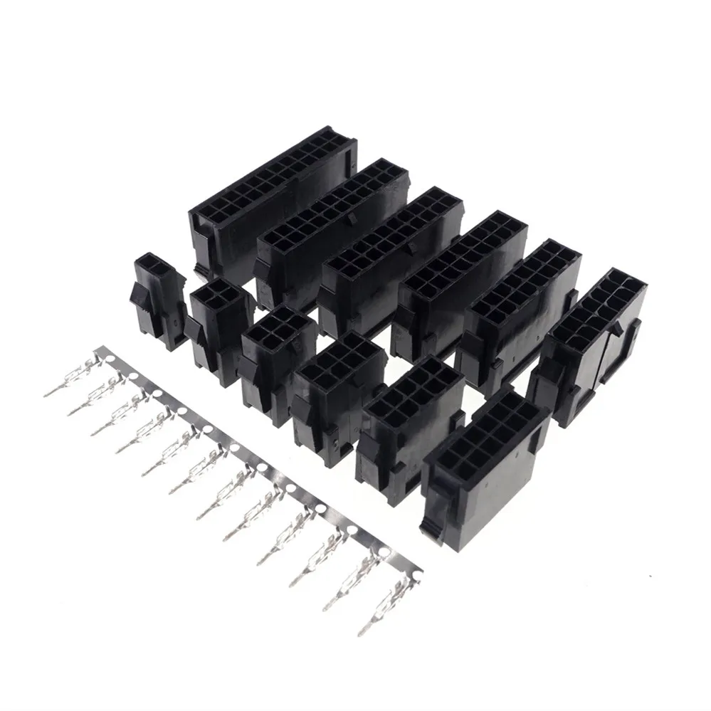 Разъем Micro-Fit 3 0 мм 2 шт. двухрядный корпус гнезда 2x1 2x2 2x3 2x4 Pin 4 6 8 10 12 14 16 18 20 22 24 P