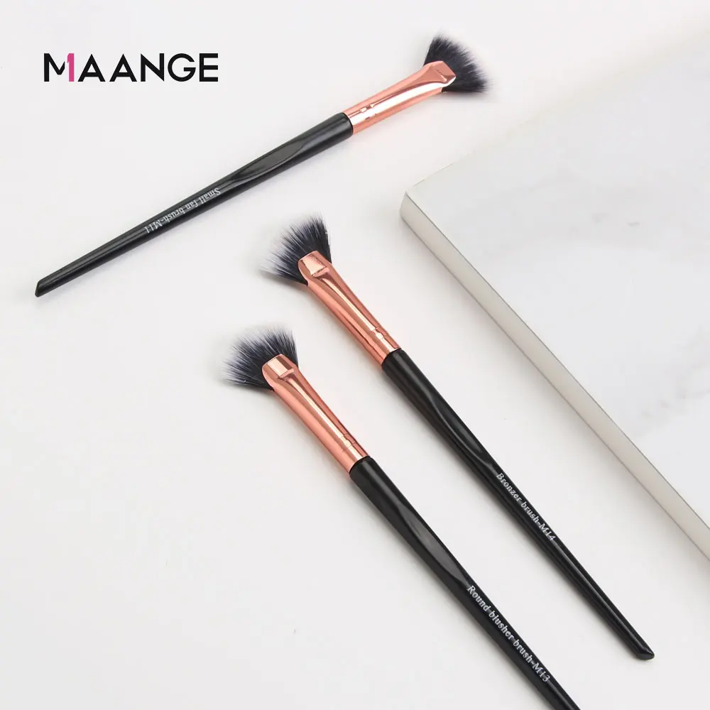 Набор кистей для макияжа MAANGE 3 шт./лот тона пудры румян теней консилера губ глаз