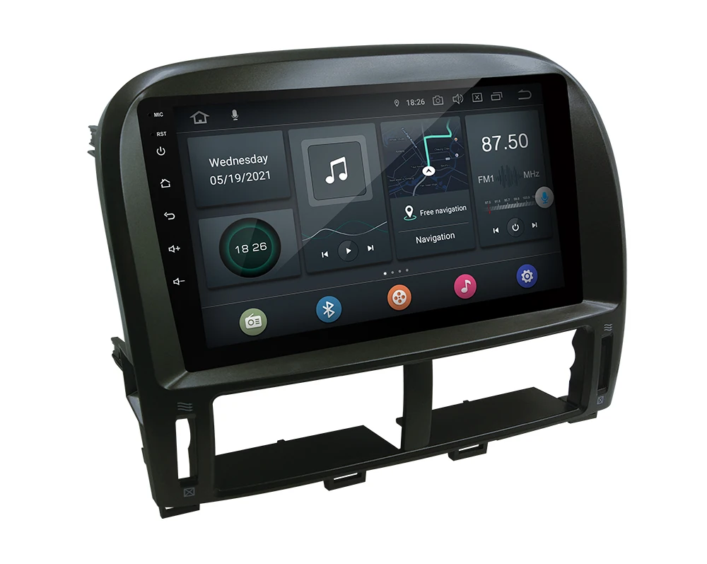 

Qutte IPS 9" Screen Android 10 Quad-core 2GB+32GB Car Multimedia Player for LEXUS / LS430 2002-2005 with 2.5D Touch