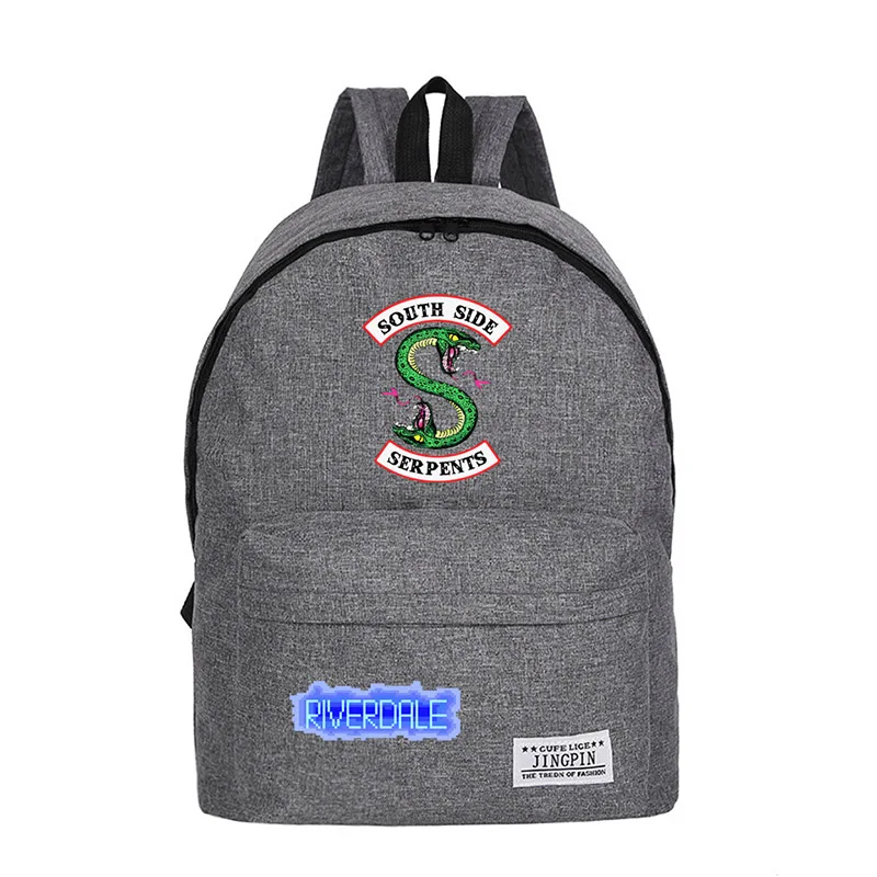Новинка 2020 модные мужские и женские рюкзаки с ривердэйлом змеей сумка аниме