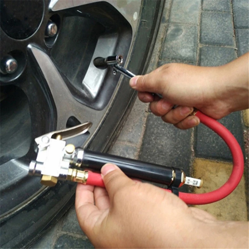 

Pressure Car Tire Air Pressure Vehicle Inflation Gun Self-locking Pistol Grip Trigger Inflator
