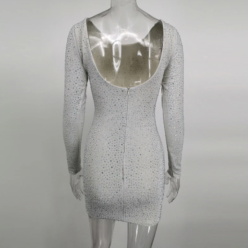 2019 летнее сексуальное платье с бриллиантами элегантное облегающее короткое