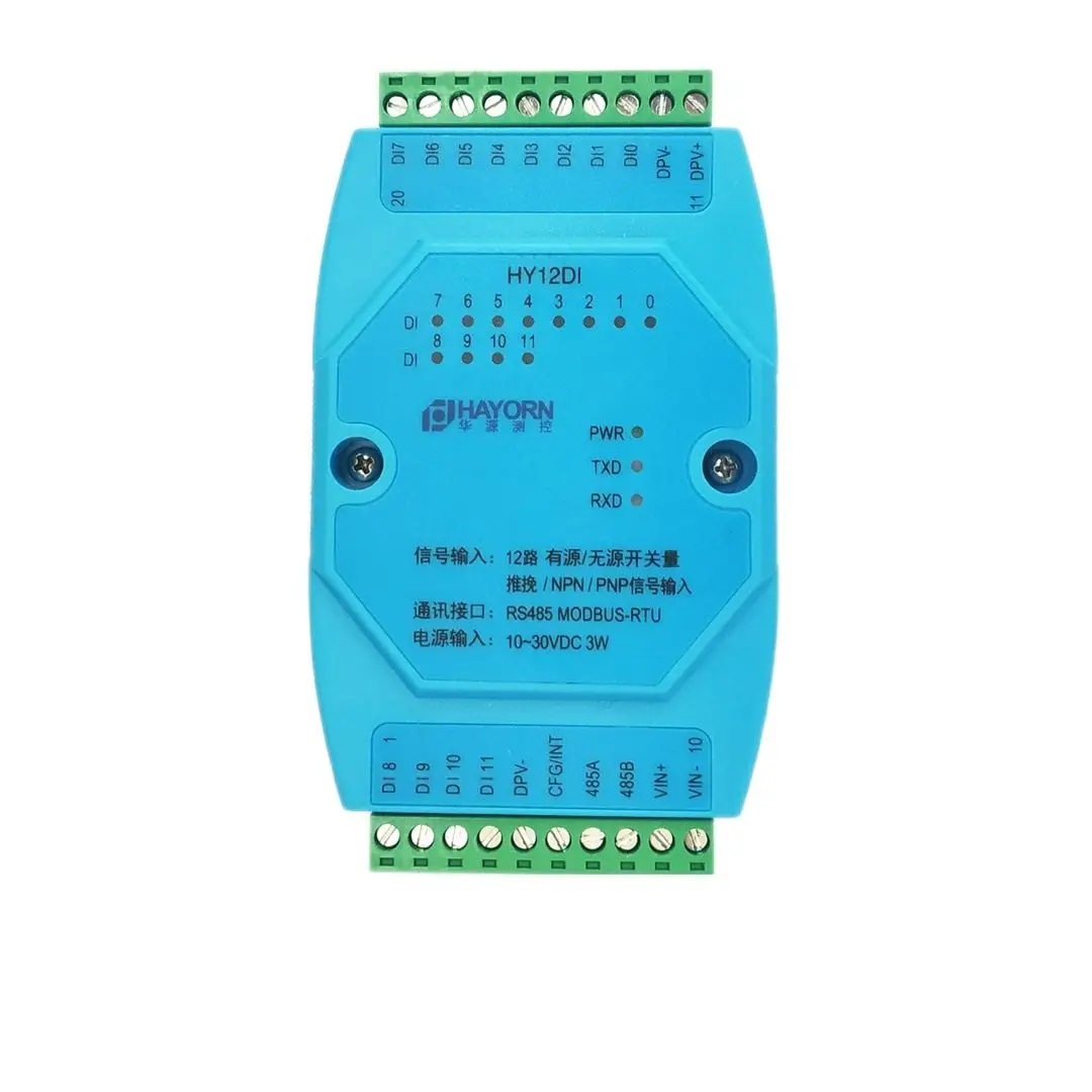 

Switching value isolation input module PNP \ NPN switching value input dry and wet contact 12 channel modbus485 communication