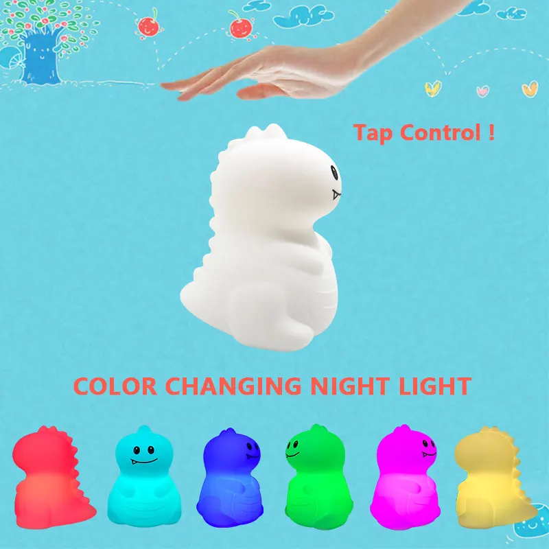 Дешевый Светильник динозавр домашний Декор Динозавр меняющий цвет светильник |