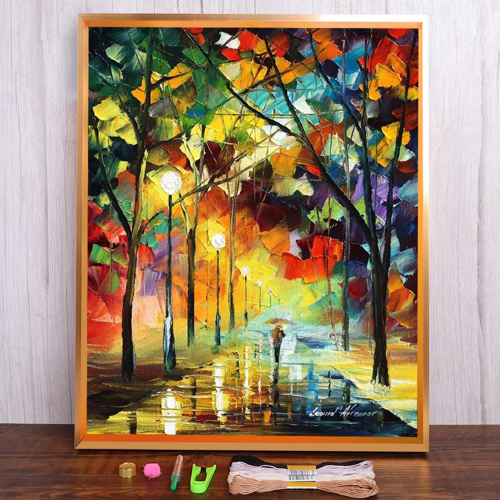 

Trip To Eternity Printed 11CT Cross-Stitch Embroidery Full Kit DMC Threads Painting Handiwork Needlework Knitting Jewelry