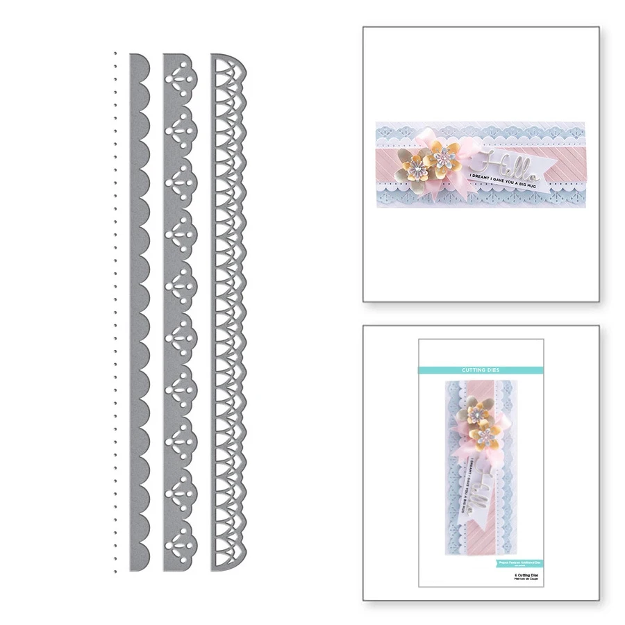 

Поздравительная открытка, кружевные металлические Вырубные штампы для рукоделия, штампы для скрапбукинга, дня рождения, украшение, нож-баб...