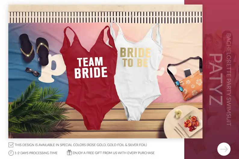 Пляжный костюм для девичвечерние невесты цельный купальный сексуальный