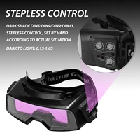 new auto darkening welding mask welding cap for tig mig mma professional weld glasses goggles welding equipment