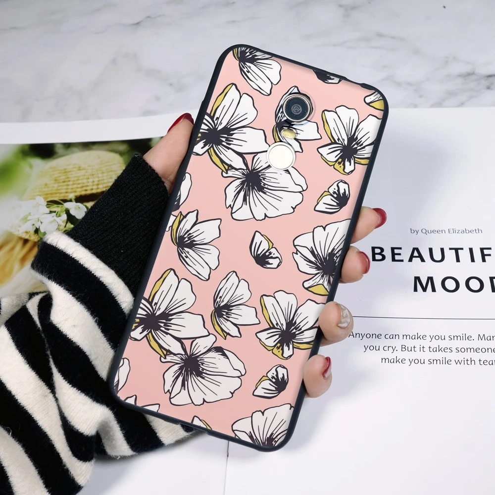 Чехлы с цветами для телефонов Pocophone F1 Xiaomi Redmi Note 4 4X 5 5A 6 Pro Prime силиконовый чехол S2 6A