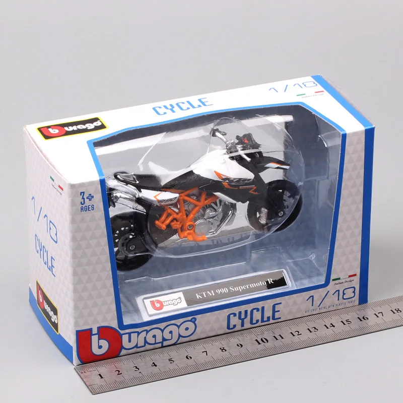 1/18 масштаб Классический Маленький bburago KTM 990 Supermoto R велосипед duke Diecasts& игрушечные транспортные средства Мотоцикл модель маленьких мальчиков thumbnails