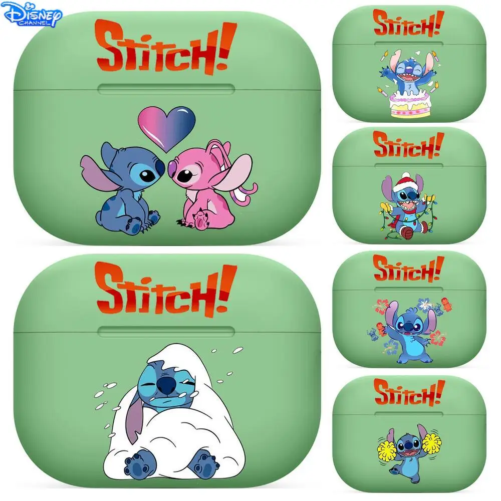 

Star Baby Stitch For Airpods pro 3 case Protective Bluetooth Wireless Earphone Cover Air Pods airpod case air pod cases green 1