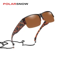 polarsnow fit over sunglasses polarized for men and women ultra light tr90 frame wear on regular prescription glasses driving