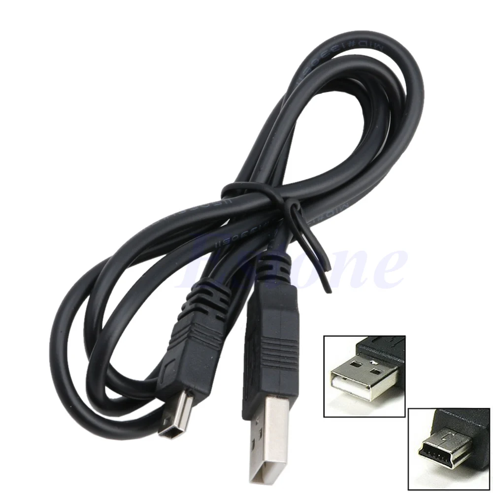 

Lot USB 2.0 Male A to Mini 5 Pin B Data Sync Charger Cord Charging Cable Adapter