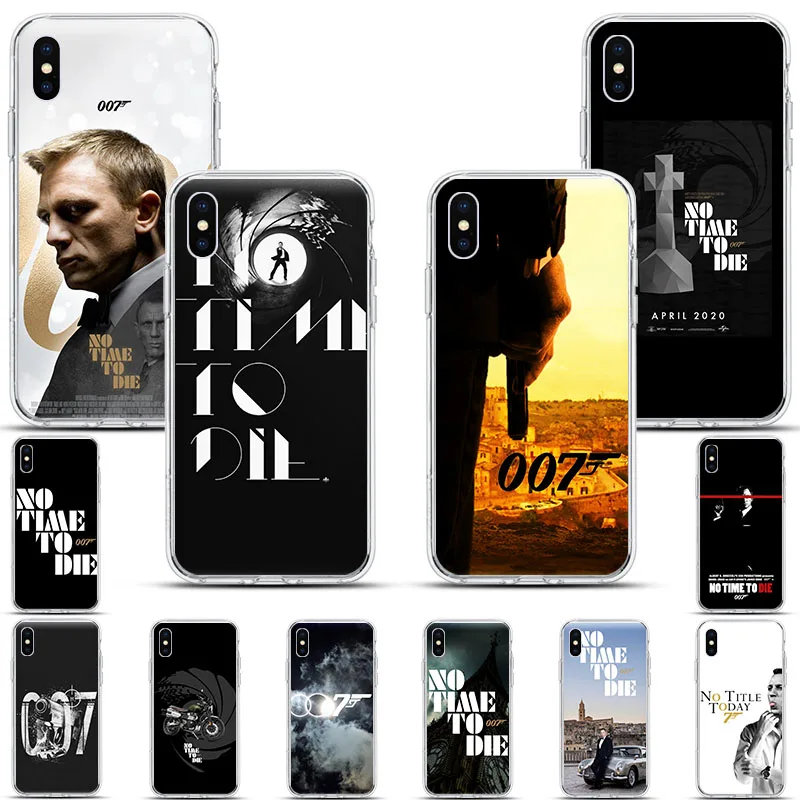 Нет времени чтобы умереть 007 Чехол для мобильного телефона iPhone 12 11 Pro XS Max XR X 7 8 6s