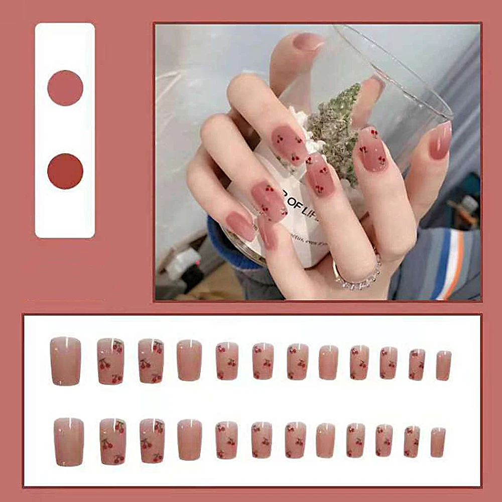 24 шт. наклейки на ногти с клеем | Красота и здоровье