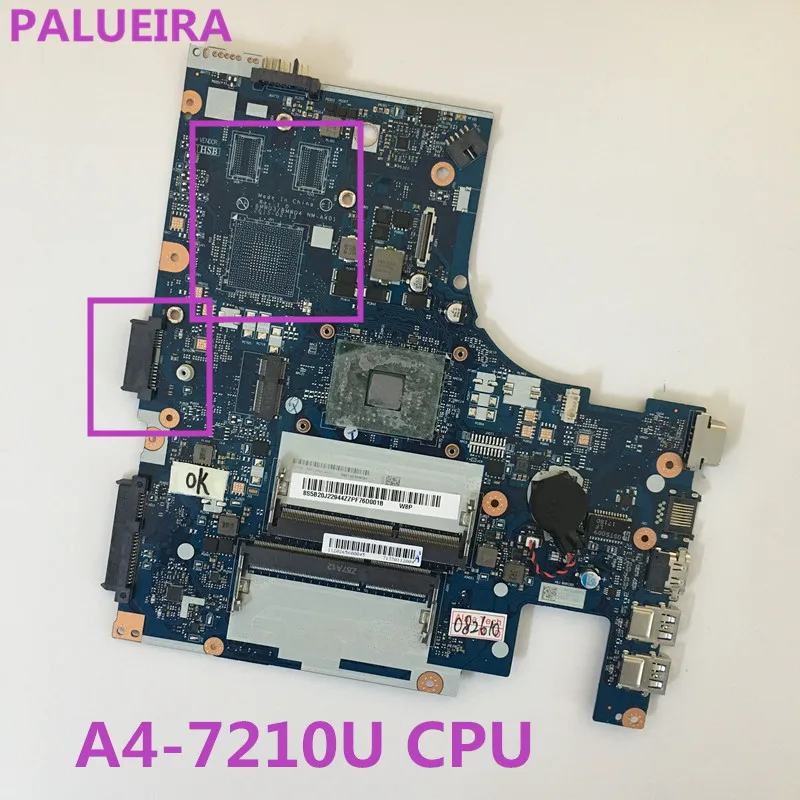 PALUBEIRA для Lenovo G41-35 Материнская плата ноутбука A4-7210U процессор DDR3 5B20J22889 5B20J22944 BMWQ3/BMWQ4