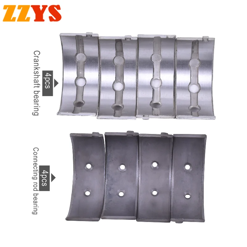 

Motorcycle Engine Crankshaft Tile & Connect Rod Bearing Set STD32mm+25 +50 +75 +100 For Honda VTZ250 VT250F VT 250 VF250V VTR250
