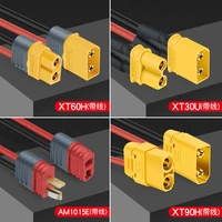 xt60pw 30u 90 t male female test connector gold plated banana plug aircraft model electric adjustable tape