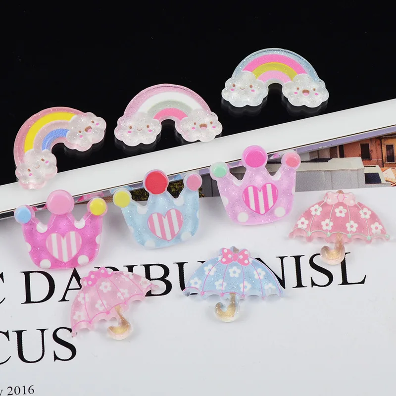 Аксессуар Радужный Цветочный зонтик слизи Шарм пушистый наполнитель творческая