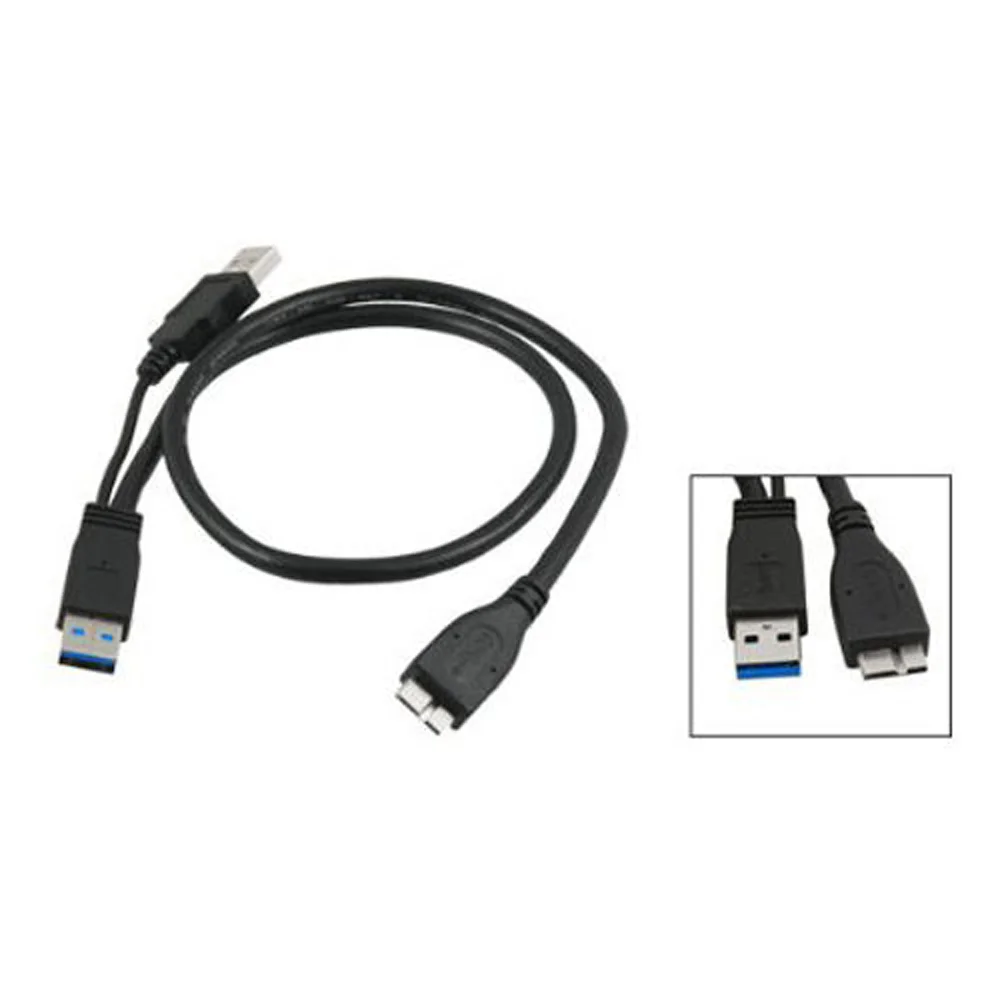 Новый USB 3 0 A Мужской к Micro B Y кабель для мобильного жесткого диска HDD | Компьютеры и