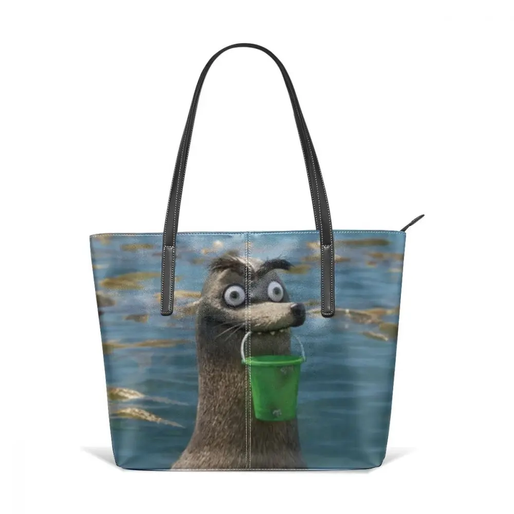 

Nemo Handbag Baby Dory Just Keep Swimming Top-handle Bags High quality Women's Leather Tote Bag Oversized Pattern Women Handbags