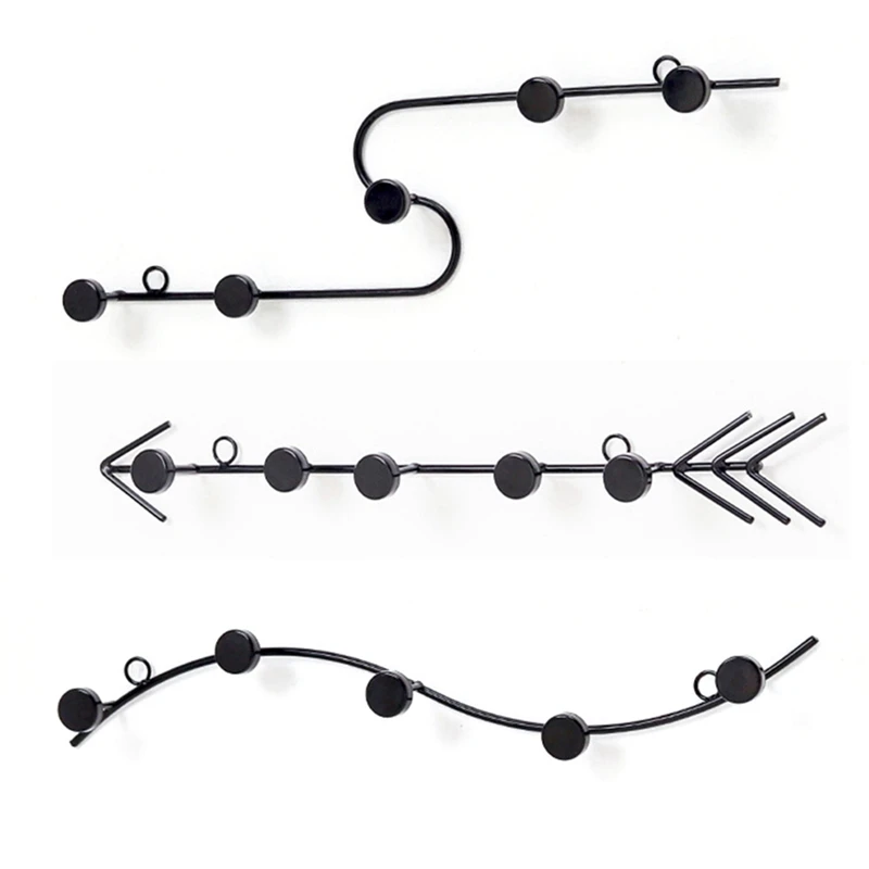 

Creative Metal Wall Decoration Hanging Hook Bedroom Bathroom Door Storage Hanger Clothes Hat Key Wall Hook for Home