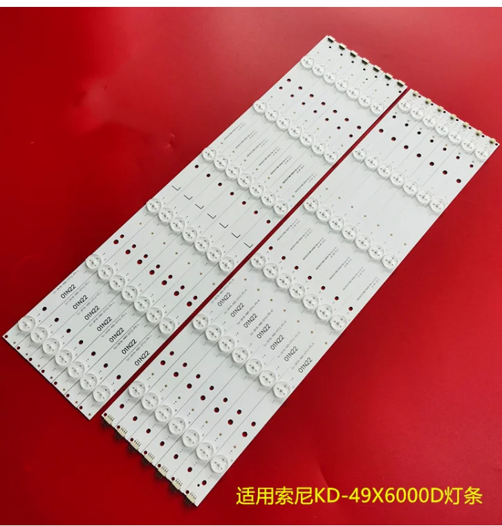 LED backlight strip 12 lamp for Philips 49" 49PUS6501 LB-PF3030-GJD2P6C490712-L-D R B 49AEL2-L KD-49X6000D 49PUH6101 49PUS7272 |