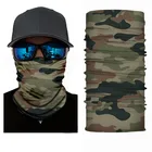 Военная туристическая маска из полиэстера, Ветрозащитная маска для шеи, анти-УФ тактическая камуфляжная Бандана с принтом