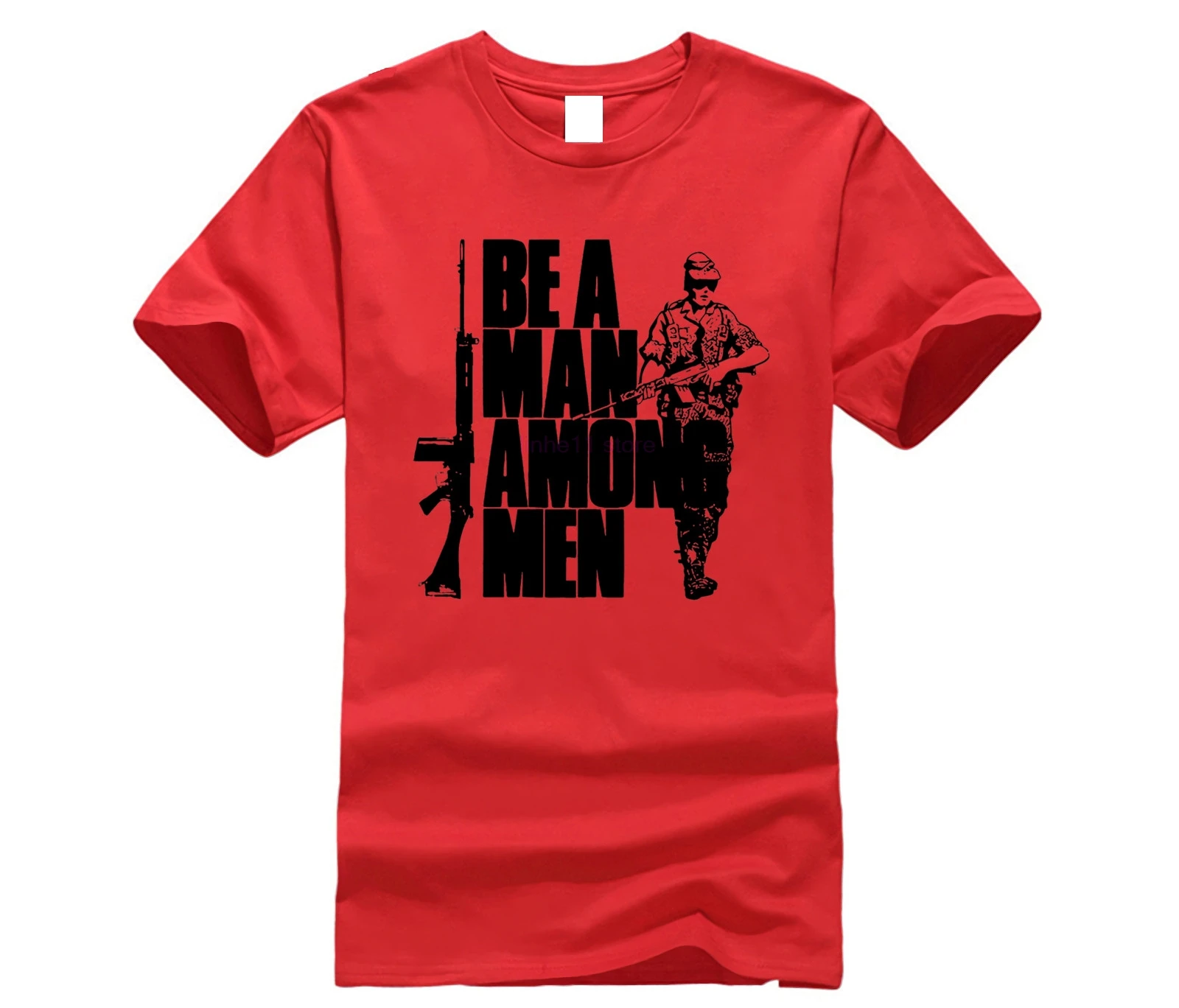 FN FAL Be A Man Мужская футболка Rhodesian Foreign Legion British L1A1 Rifle | одежда