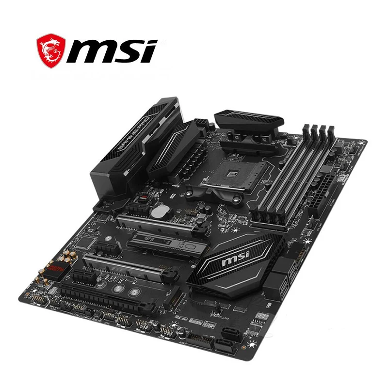 Для материнской платы MSI X370 GAMING PRO CARBON AC Socket AM4 для AMD X370M M.2 PCI-E 3 0 оригинальная