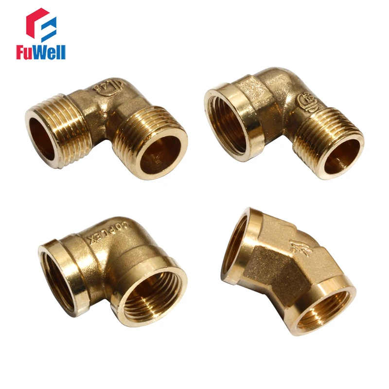 Медные водопроводные фитинги различных типов прямой локоть тройник поперечный