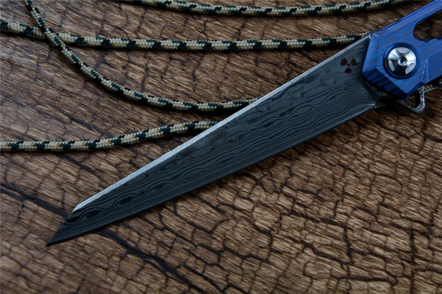 Новинка Универсальный Карманный Нож для повседневного использования дамасское