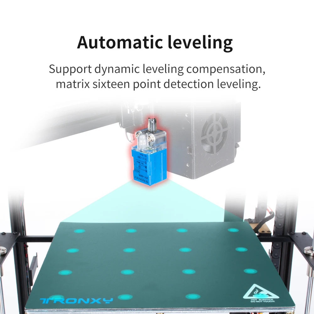 Внешний 3D принтер Tronxy X5SA 500 2E 2 в 1 с двойным Экструдером и подогревом из