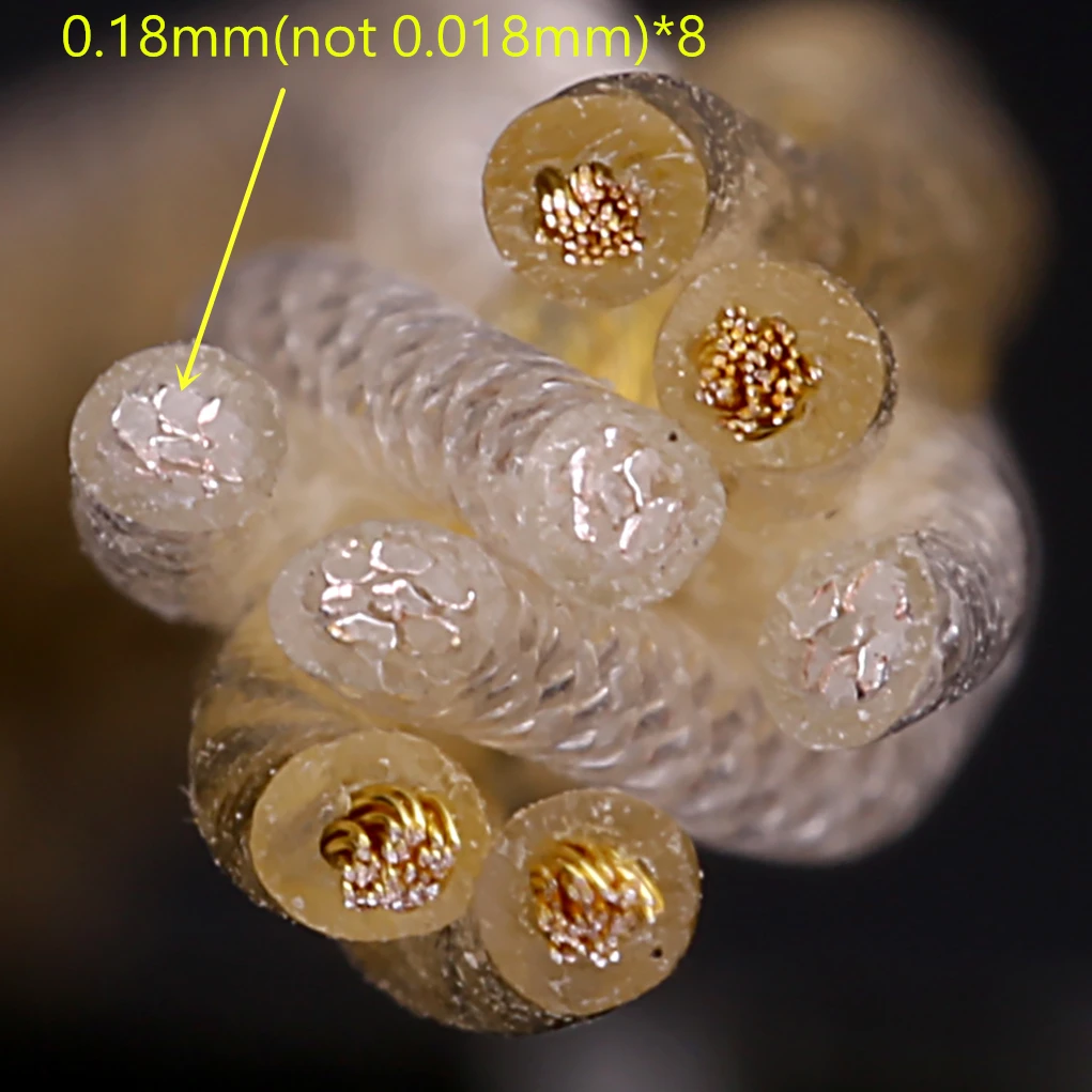 

HPC-001 HiFi Hi-end Top class Headphone Earphone Cable double colour customized pure sliver 4N 99.99% OFC Copper headphone cable