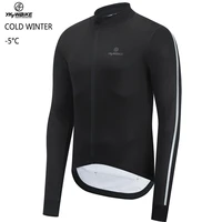 ykywbike 2021 winter men cycling jacket outdoor warm fleece coat thermal cylcling clothing mtb bike jersey chaqueta ciclismo
