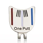 1 шт. отметка для мяча для гольфа с магнит, заколка на шляпу один удар для игры в гольф выравнивания стремясь маркер мяча