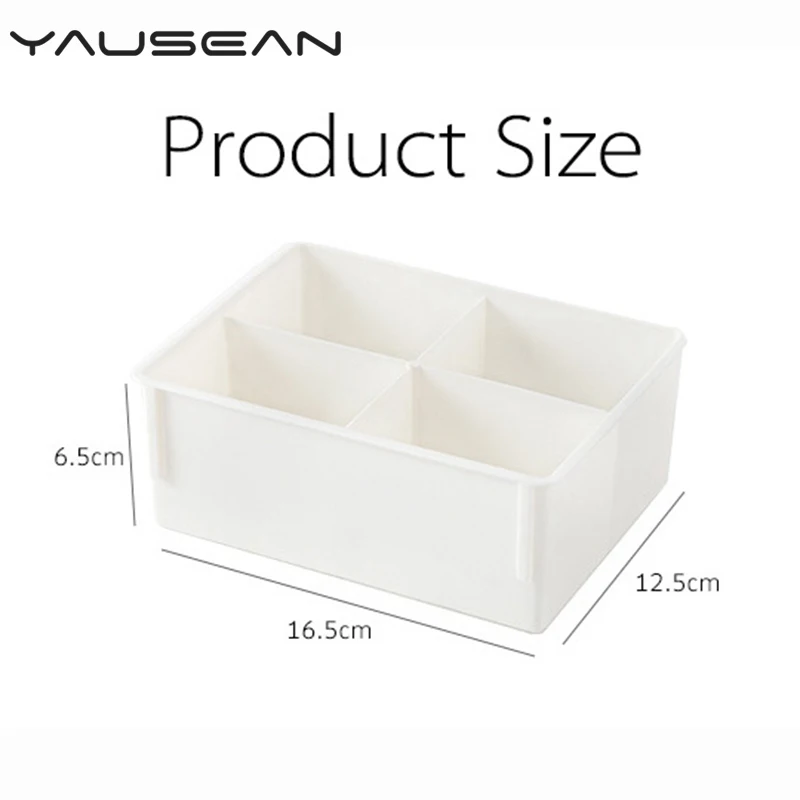 2 шт. PP полый сортировочный ящик ящики для хранения нижнего белья Настольный