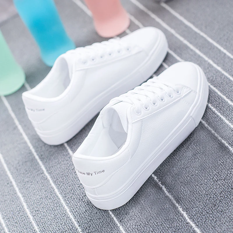 2020 новый тренд белые кроссовки Женская полотняная обувь женская с подошвой из