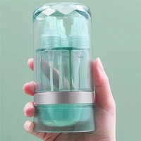 6 in 1 plastic empty bottles with spray bottle refillable cosmetic bottles air flight travel bottles for toner lotion cream
