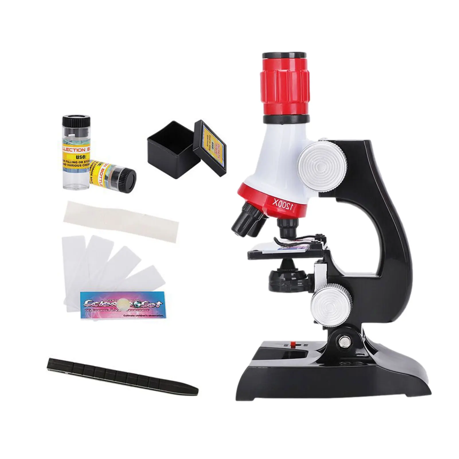 

Children's Microscope 1200 Times Set Scientific Experiment Teaching Aids Science Toys Children'S Biology Teaching Microscope