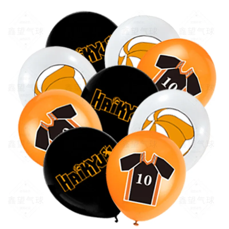 12 шт Haikyuu! Воздушные шары дюймов Haikyuu латексные японское аниме украшения для