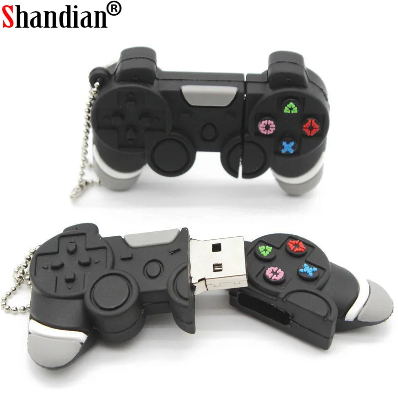 Мультяшный геймпад SHANDIAN флеш-диск USB 2 0 дюйма 4G 8 ГБ 16 32 64 128 ручка для творчества